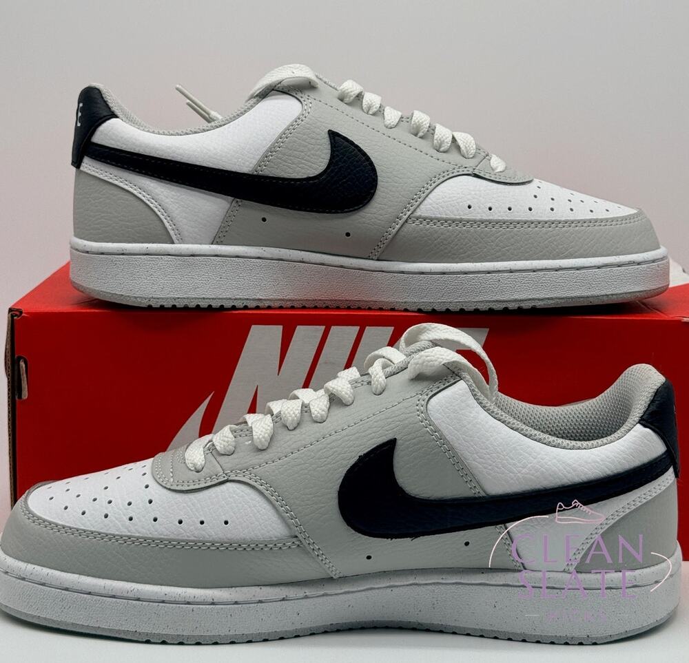 Nike Court Vision Lo, Grey/Black White Men's 8.5 NIB